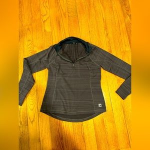 FILA Sport 1/4 Zip Heather Grey Pullover * Size L